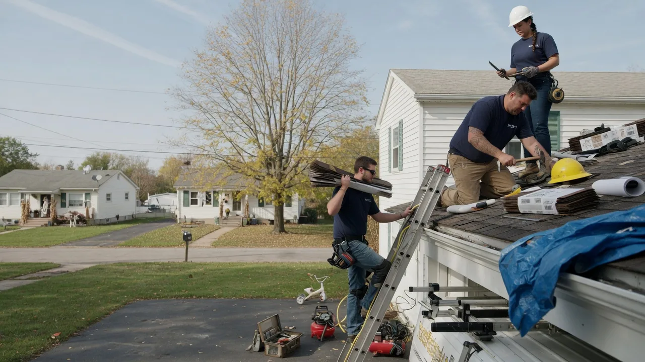 Local Roofing Contractors in Latham, IL near me